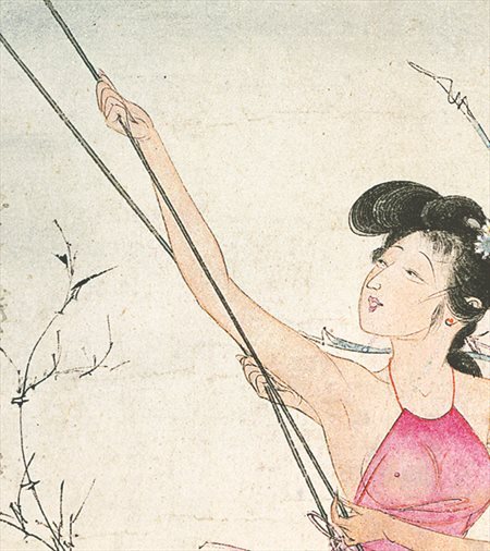 舟曲县-胡也佛的仕女画和最知名的金瓶梅秘戏图